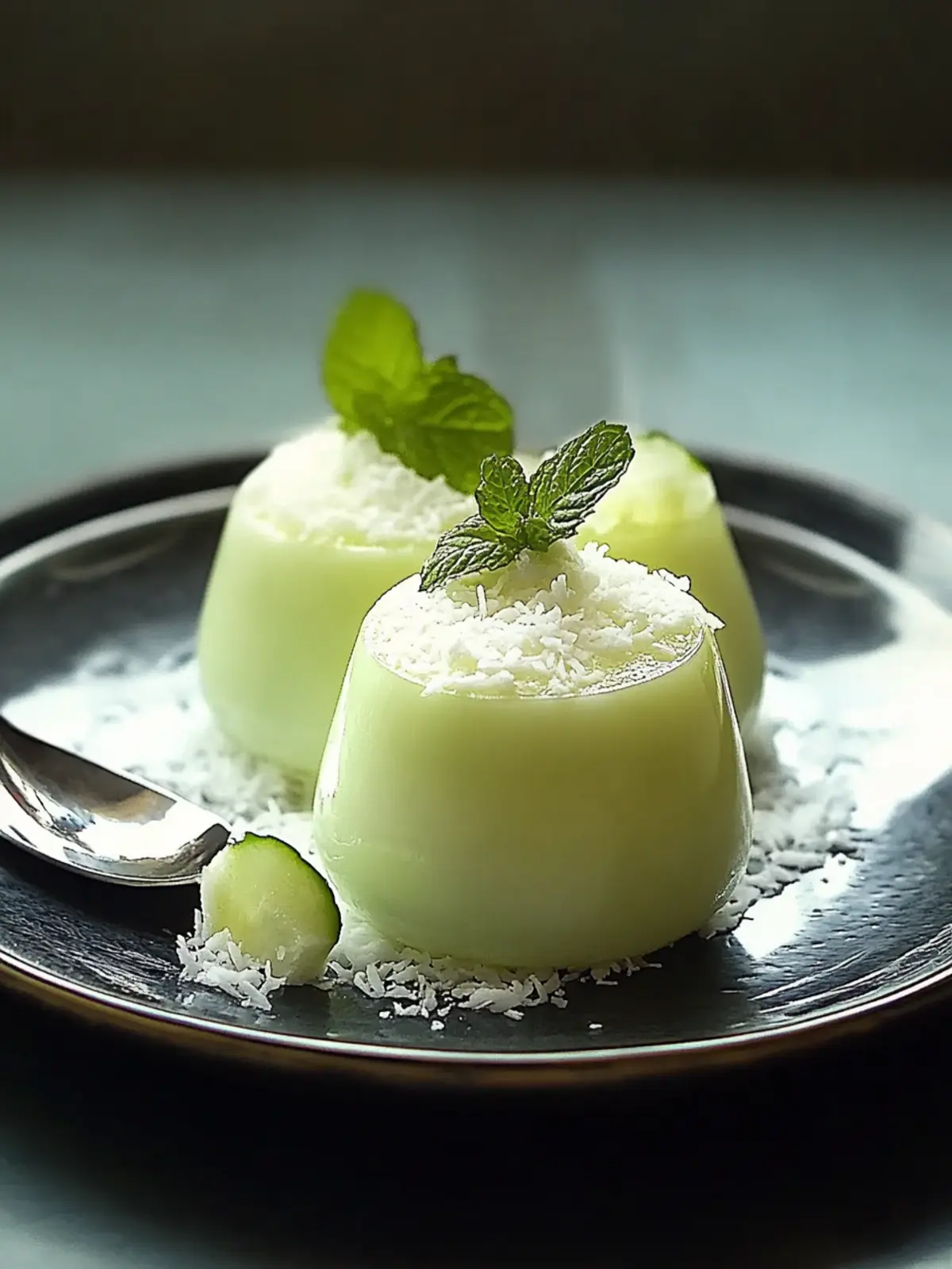 Tropical Pandan Coconut Panna Cotta That's Dairy-Free Delight! 4 Pandan Coconut Panna Cotta