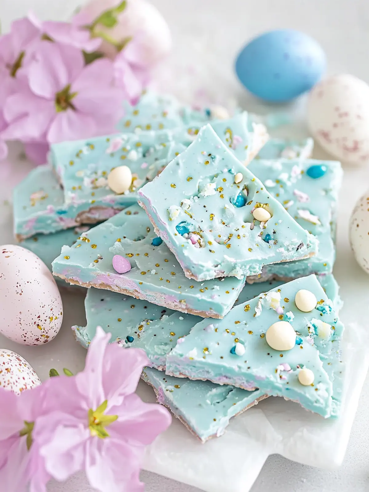 Indulge in Homemade Robin Egg Easter Bark Delight 5 Robin Egg Easter Bark