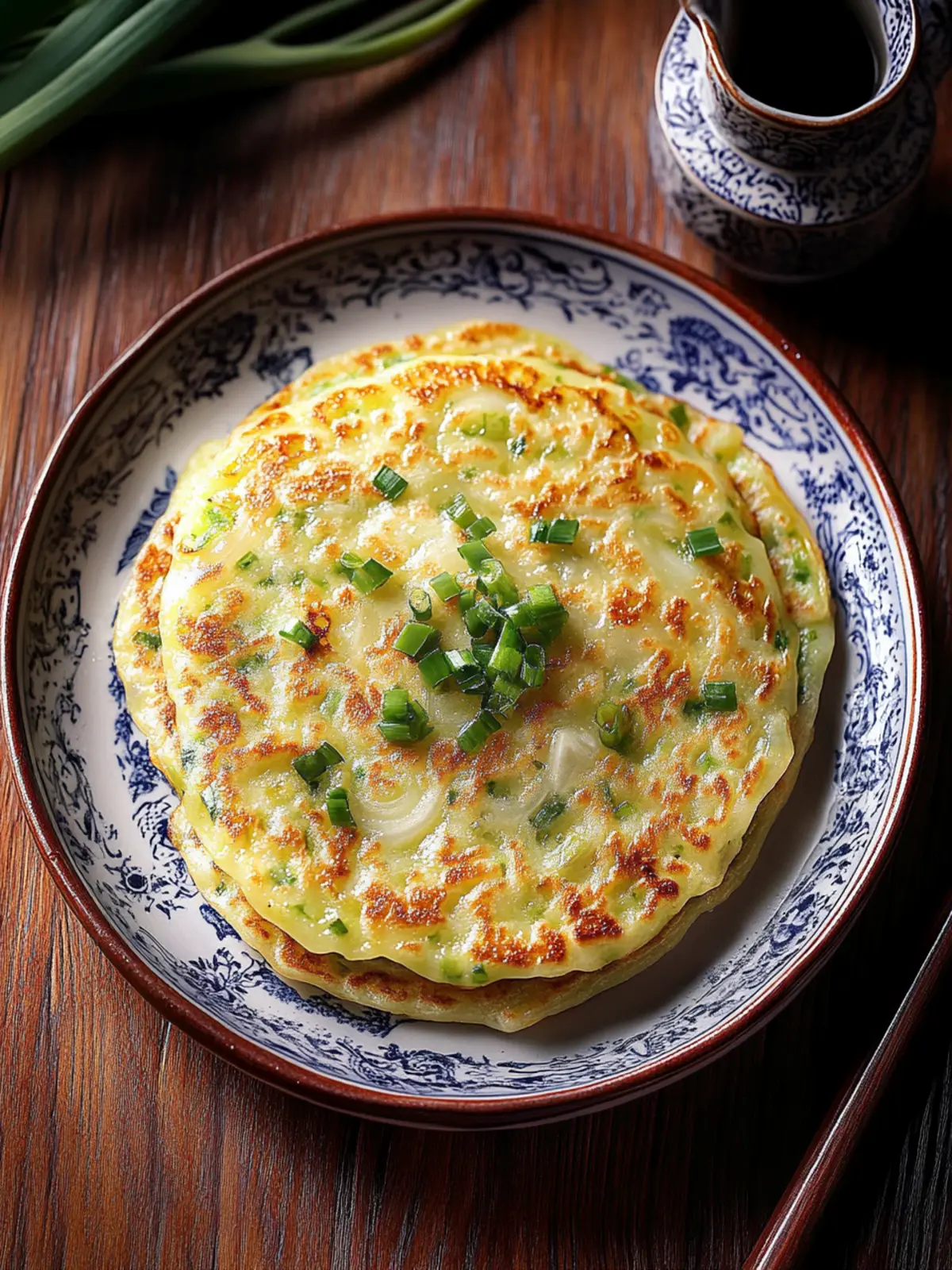 Master Easy Chinese Green Onion Pancakes in 15 Minutes! 3 Chinese Green Onion Pancakes