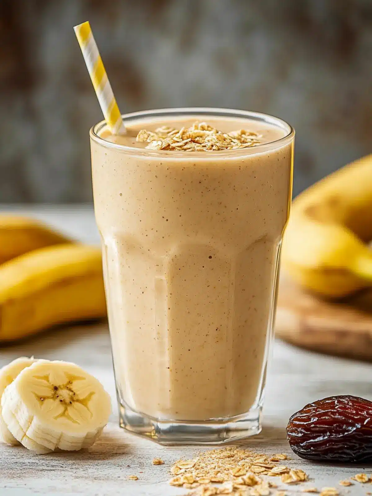 Banana Date Smoothie: A Creamy Energy Boost in 5 Minutes 3 Banana Date Smoothie