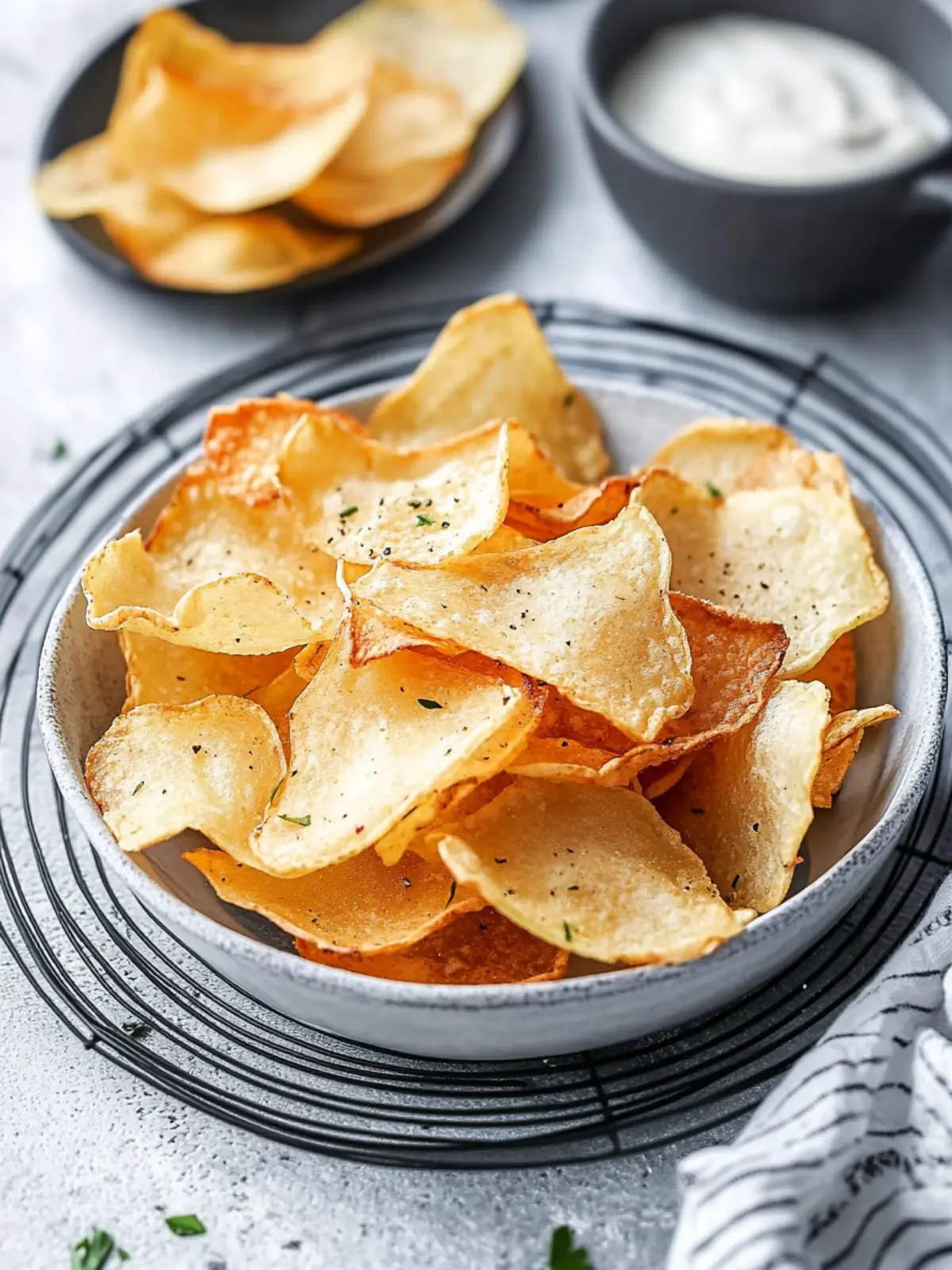 Crispy Jicama Chips with Zesty Lime and Spicy Cayenne 5 Jicama Chips