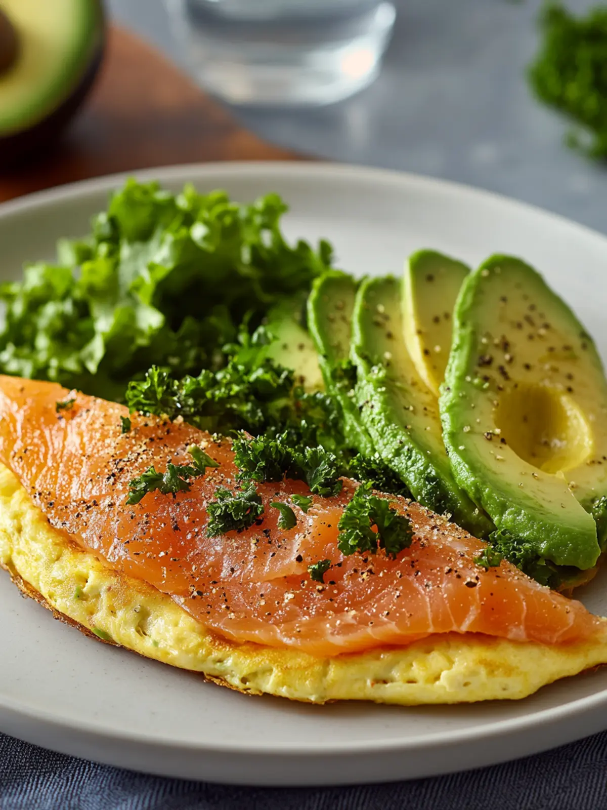 Delicious Avocado & Smoked Salmon Omelet in Just 10 Minutes 3 Avocado & Smoked Salmon Omelet