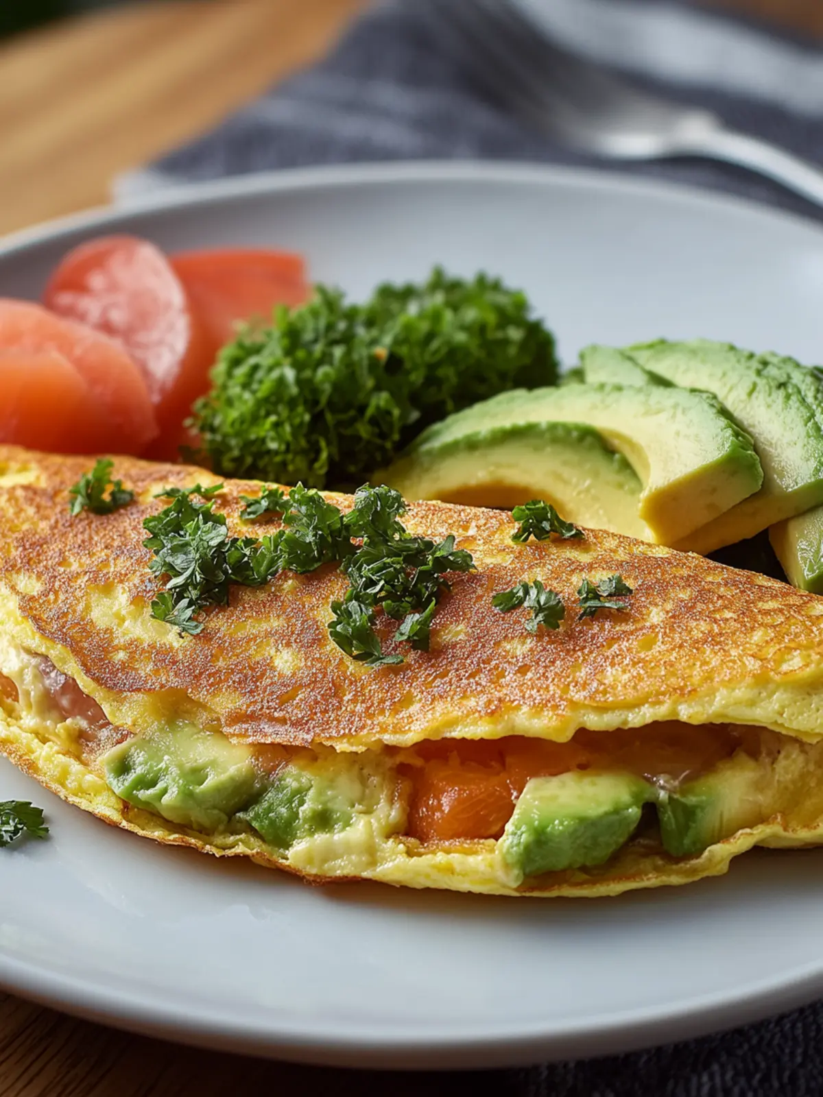 Delicious Avocado & Smoked Salmon Omelet in Just 10 Minutes 5 Avocado & Smoked Salmon Omelet