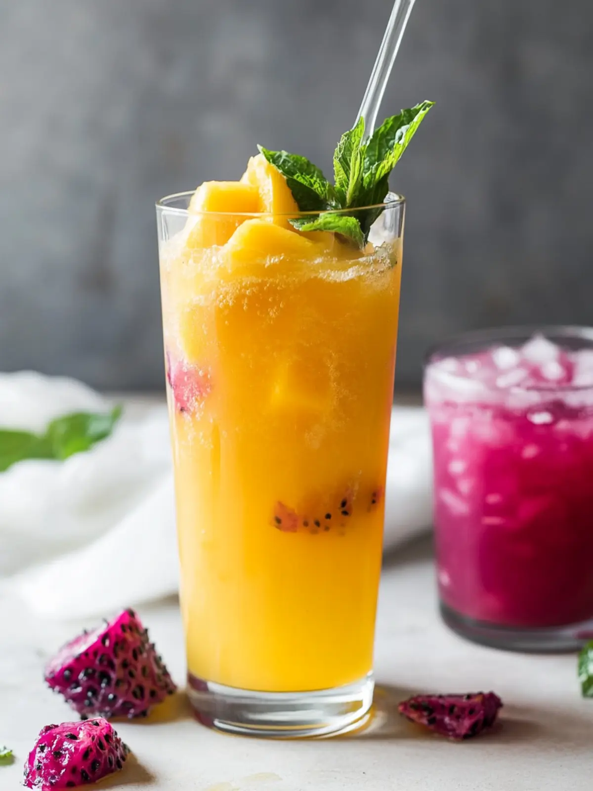Revitalize Your Day with a Mango Dragon Fruit Refresher 2 Mango Dragon Fruit Refresher