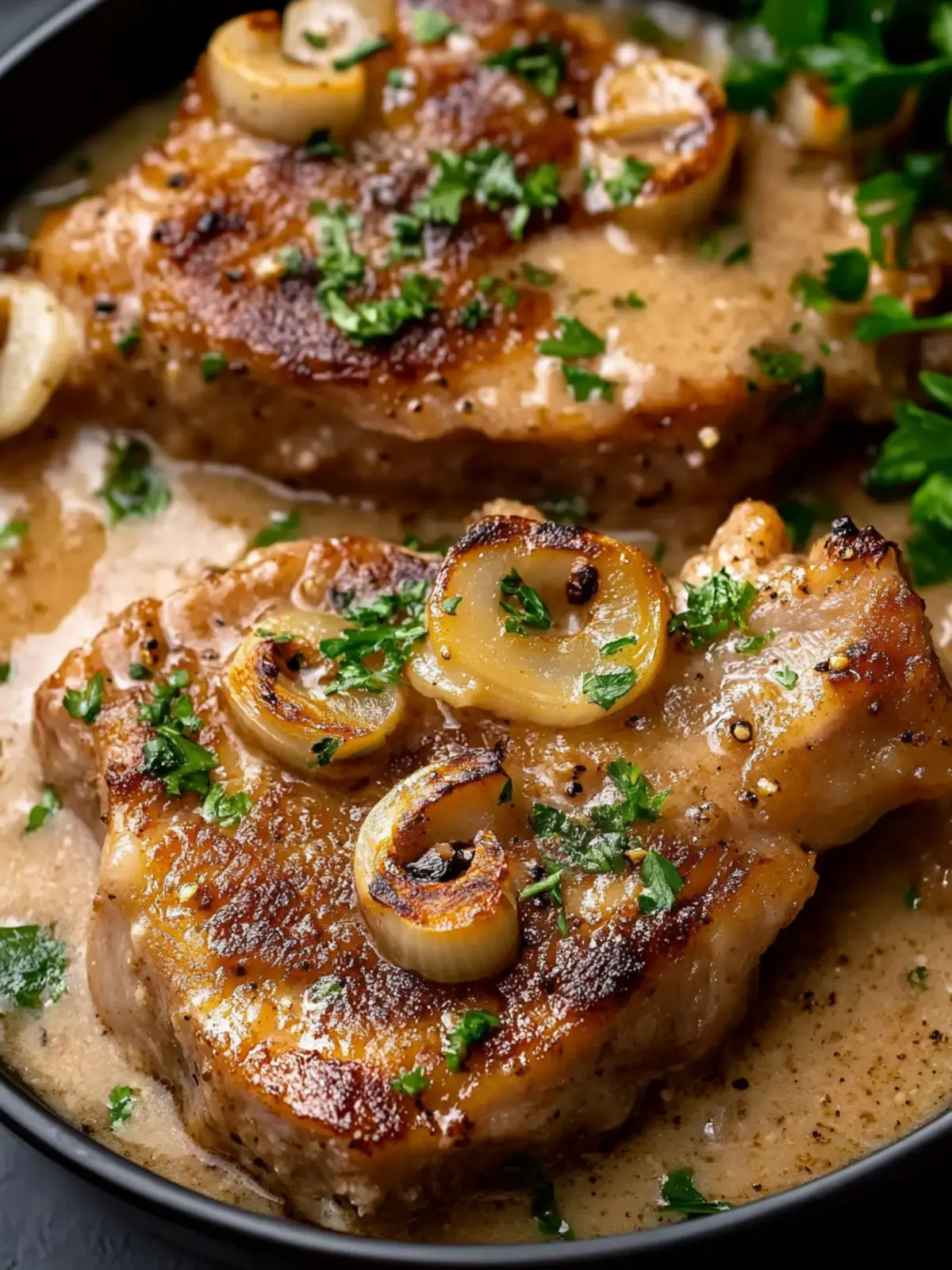 Irresistible Smothered Pork Steak in Creamy Garlic Sauce 5 Smothered Pork Steak