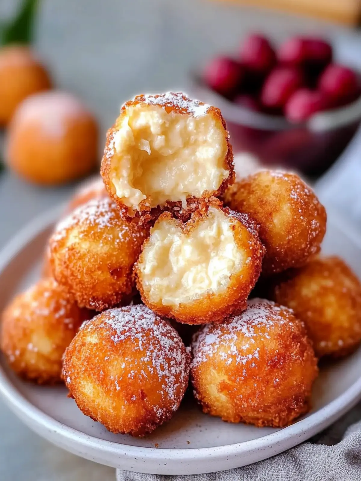 Crispy Fried Cheesecake Bites You Can’t Resist! 3 Fried Cheesecake Bites