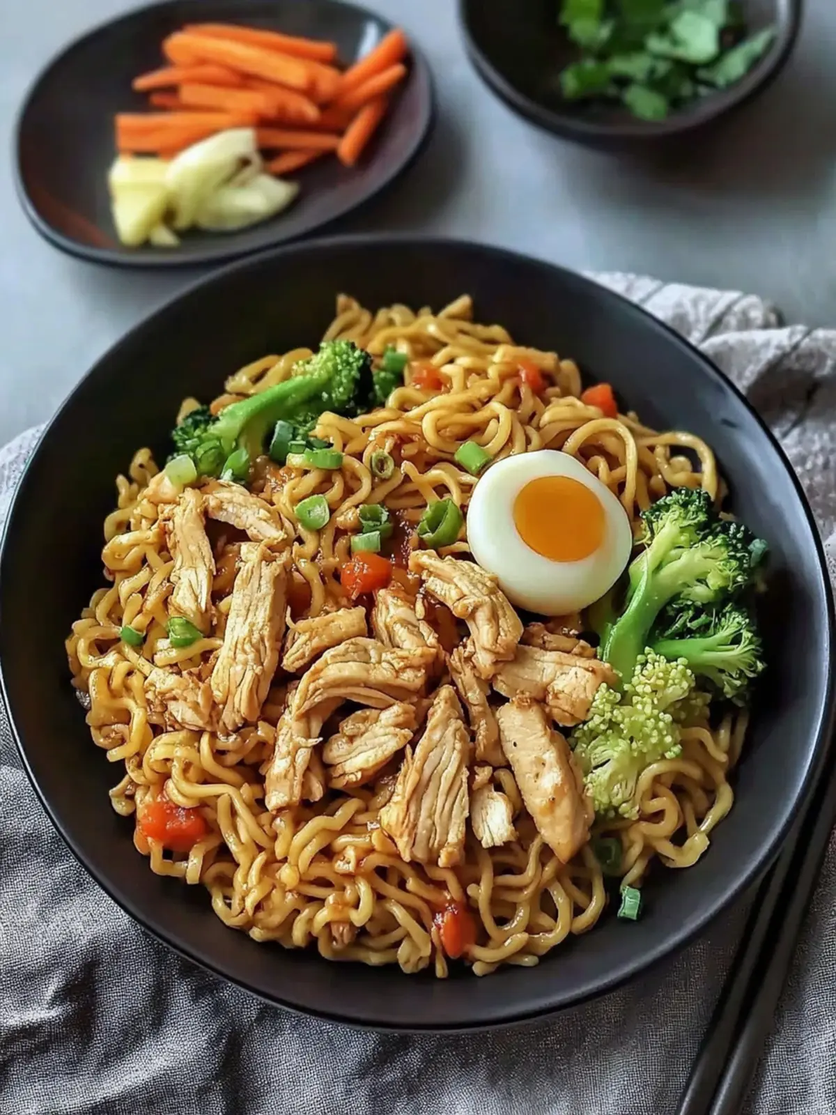 Savory Chicken Yakisoba with Ramen Noodles in 30 Minutes 5 Chicken Yakisoba with Ramen Noodles