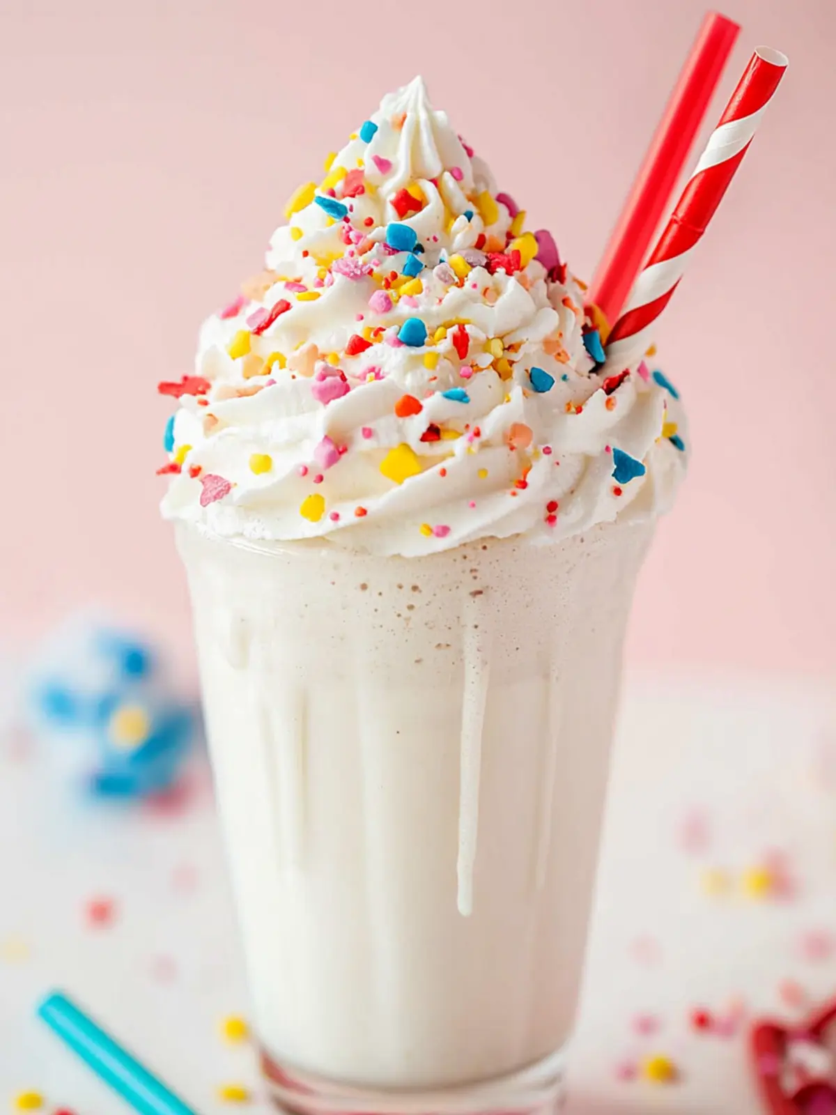 Cake Batter Milkshakes – Quick, Creamy Summer Bliss 2 Cake Batter Milkshakes