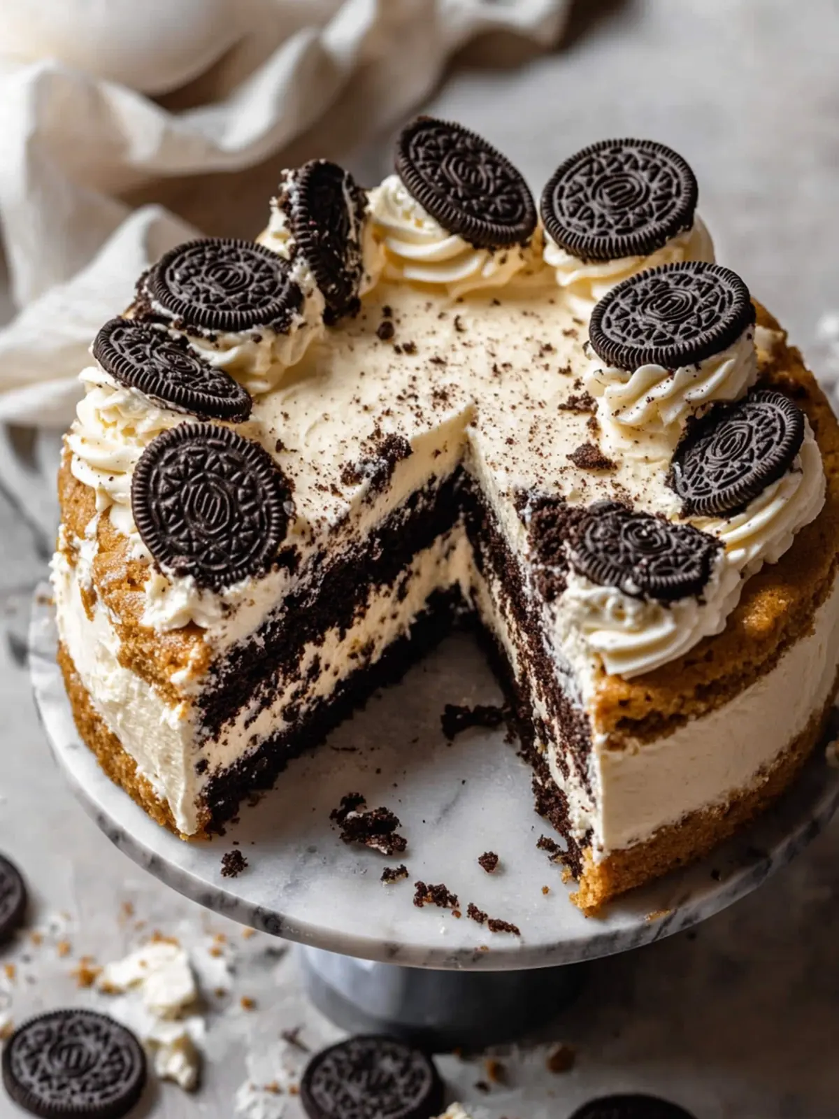 Decadent Oreo Cookie Cake That Will Wow Your Guests 3 Oreo Cookie Cake