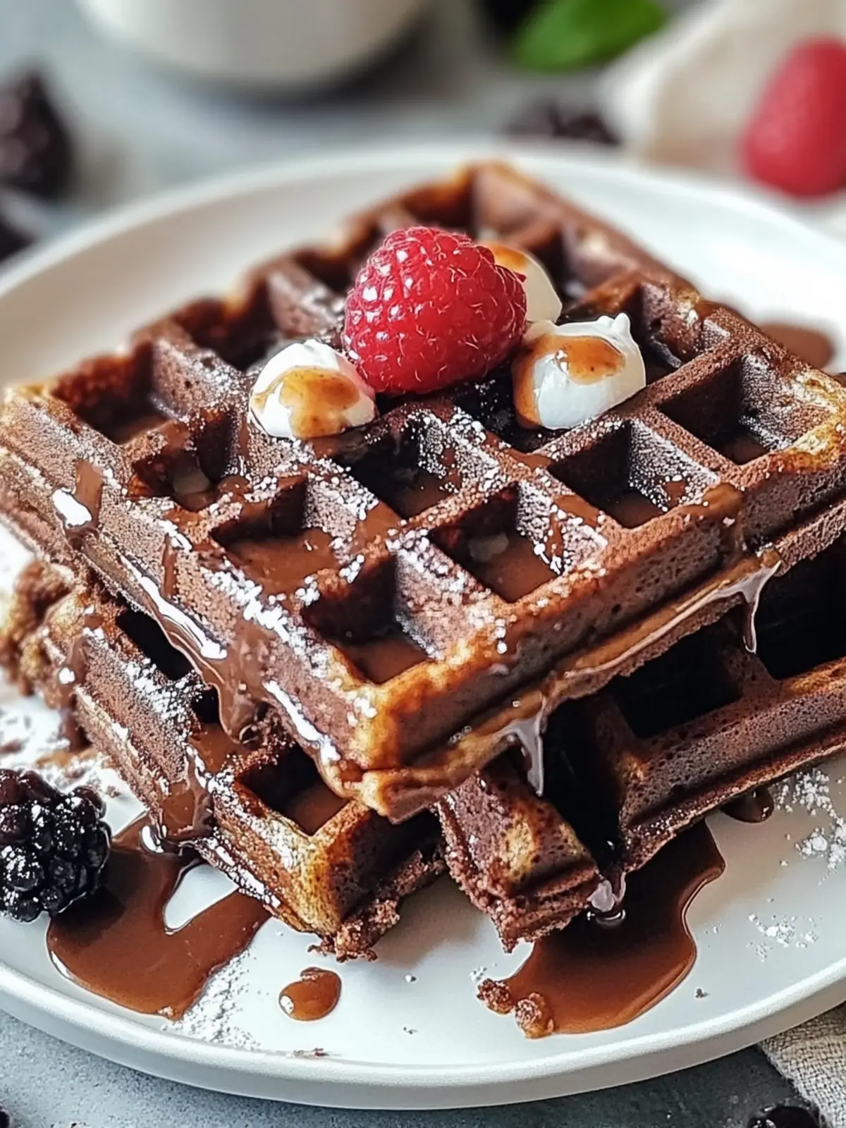 Decadent Brownie Waffles: Your New Favorite Breakfast Treat 4 Brownie Waffles