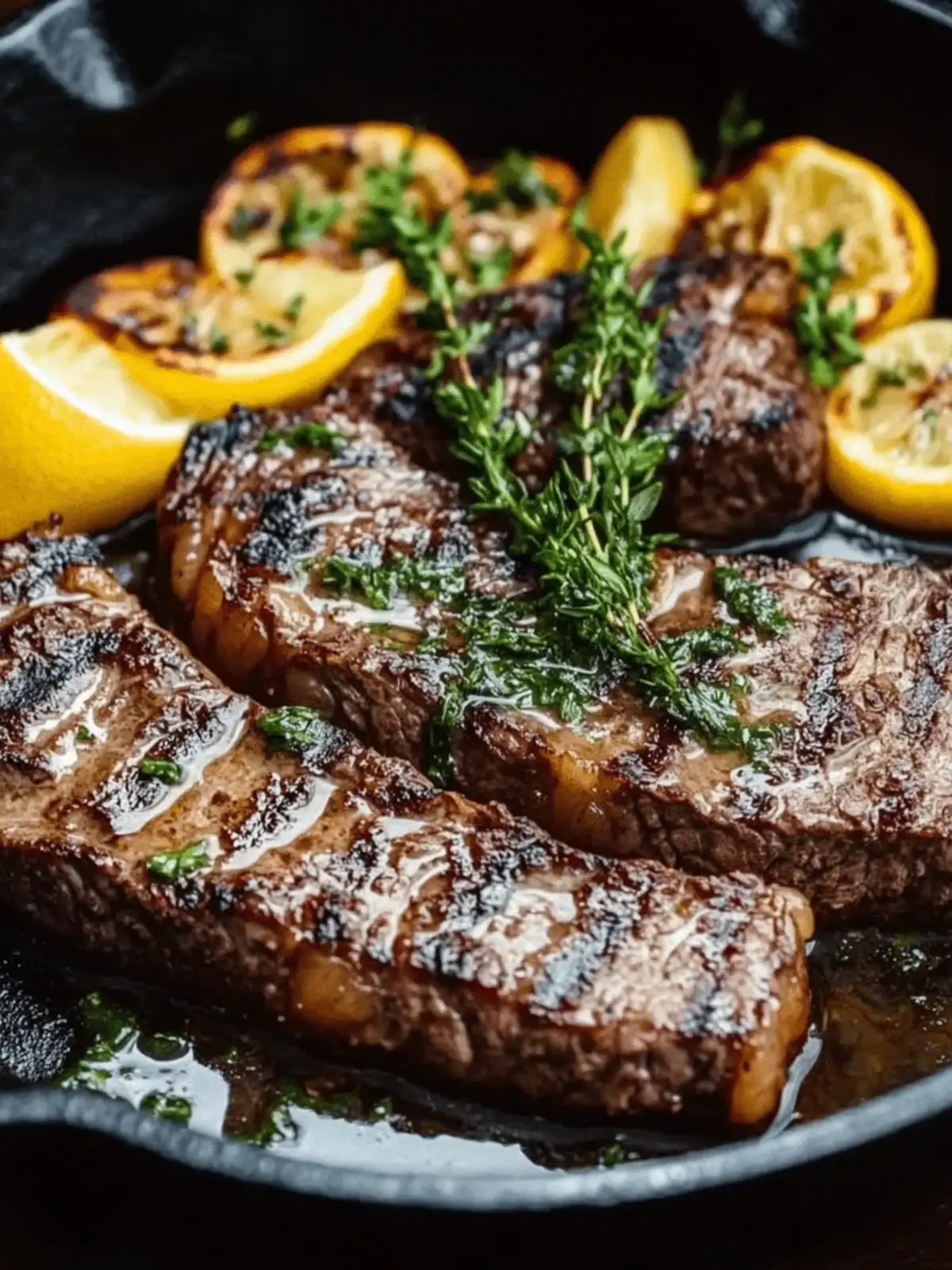 Savor Delicious Cast Iron Skillet Steak with Garlic Butter 2 Cast Iron Skillet Steak