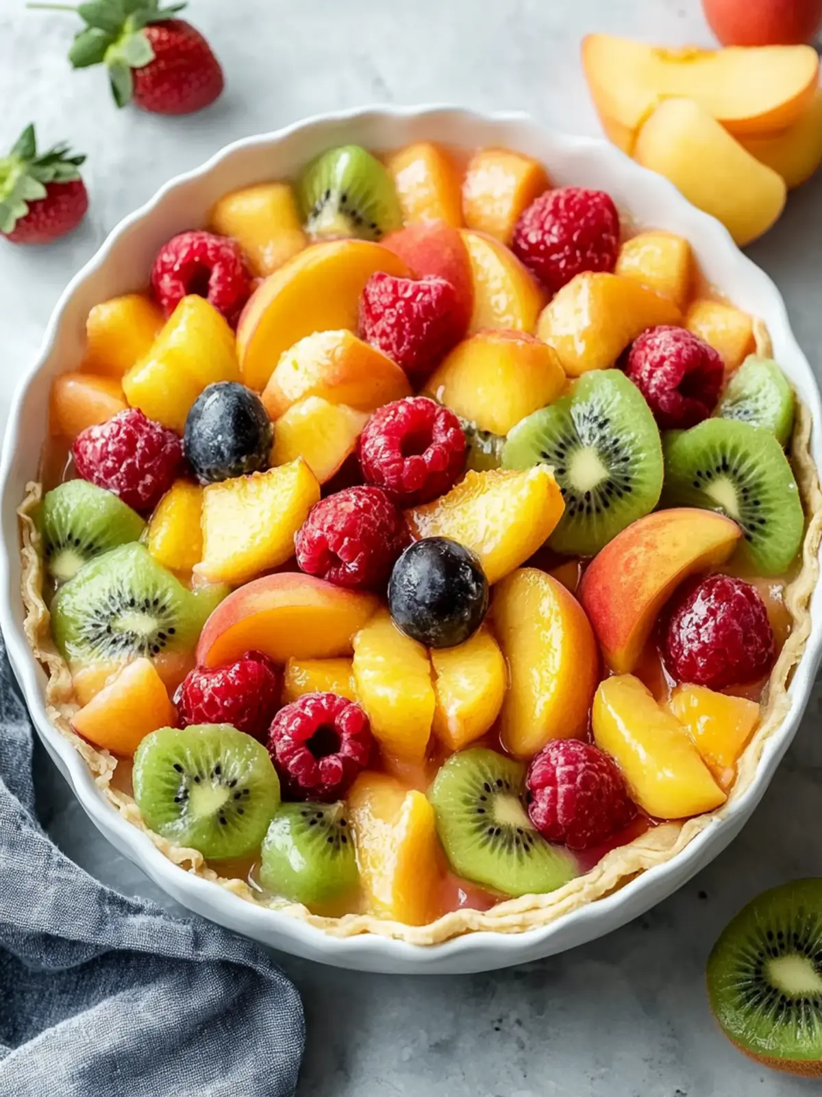 Delicious Easter Fruit Salad with Peach Pie Filling Magic 4 Easter Fruit Salad with Peach Pie Filling