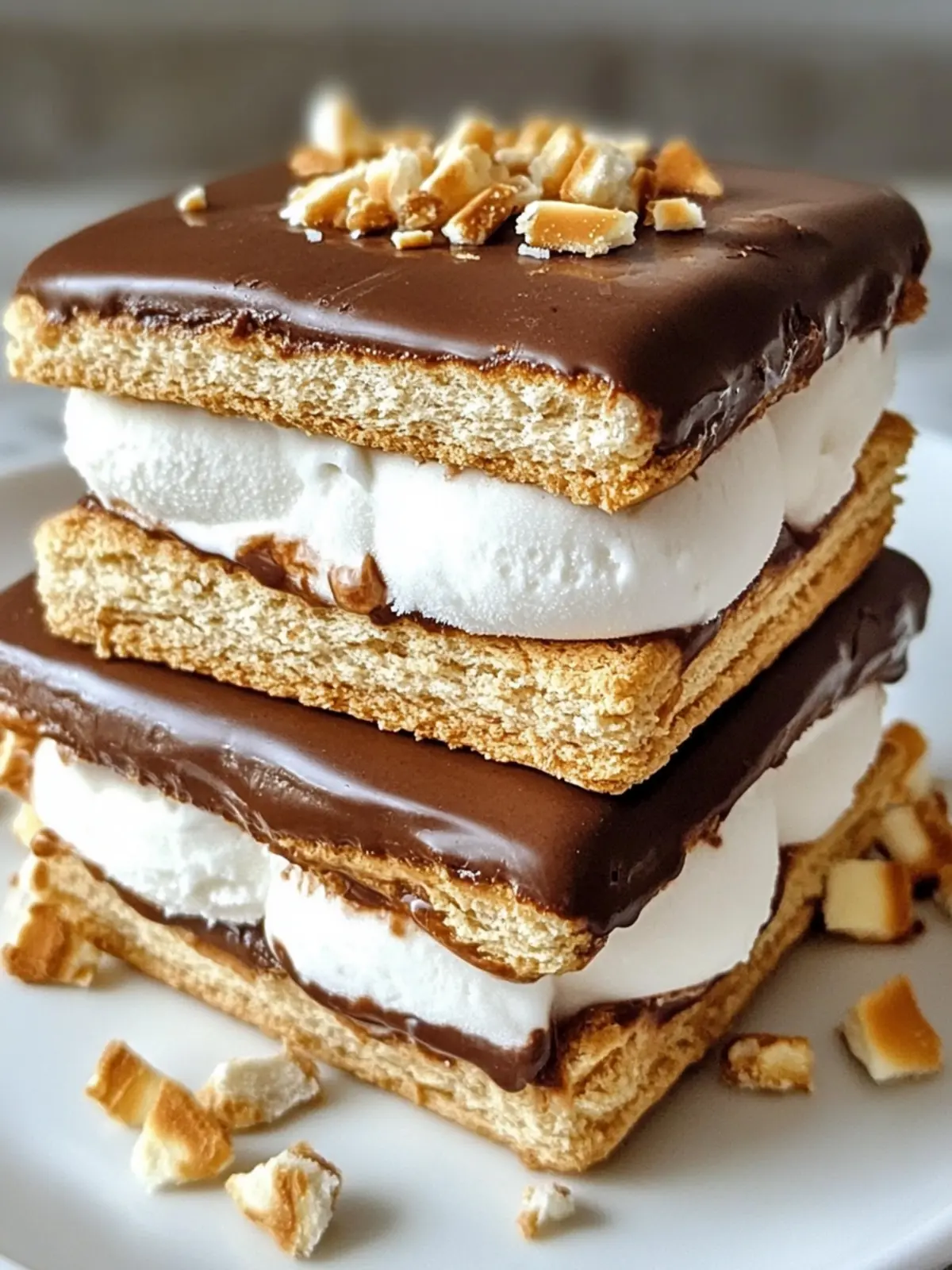 S’mores Ice Cream Sandwiches – The Ultimate Summer Indulgence 2 S’mores Ice Cream Sandwiches