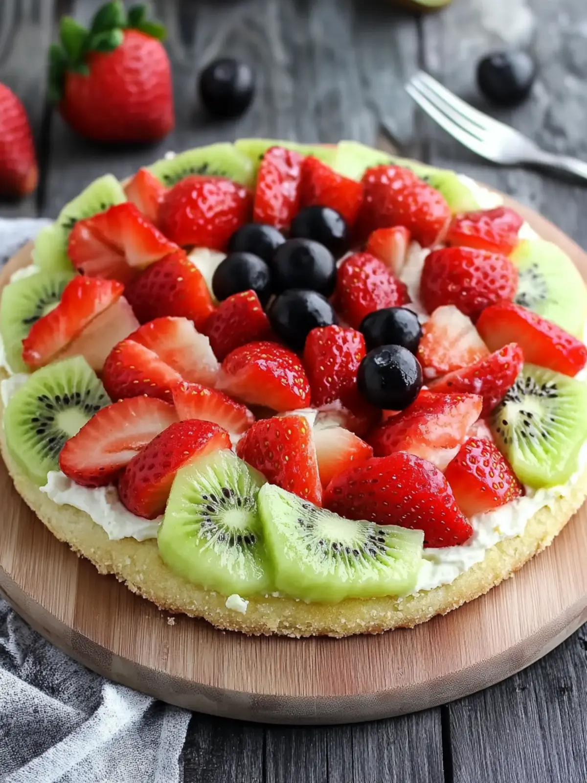 Delicious Strawberry Kiwi Fruit Pizza for Summer Bliss 4 Strawberry Kiwi Fruit Pizza