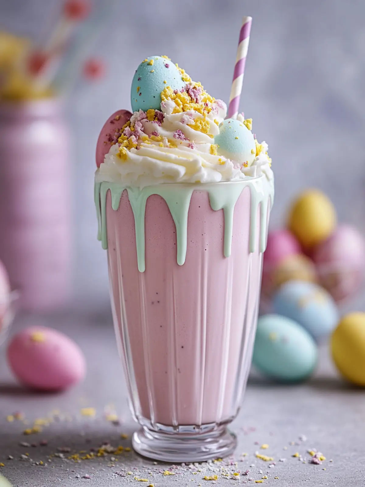 Delightfully Fun Pastel Easter Egg Milkshake Recipe 5 Pastel Easter Egg Milkshake