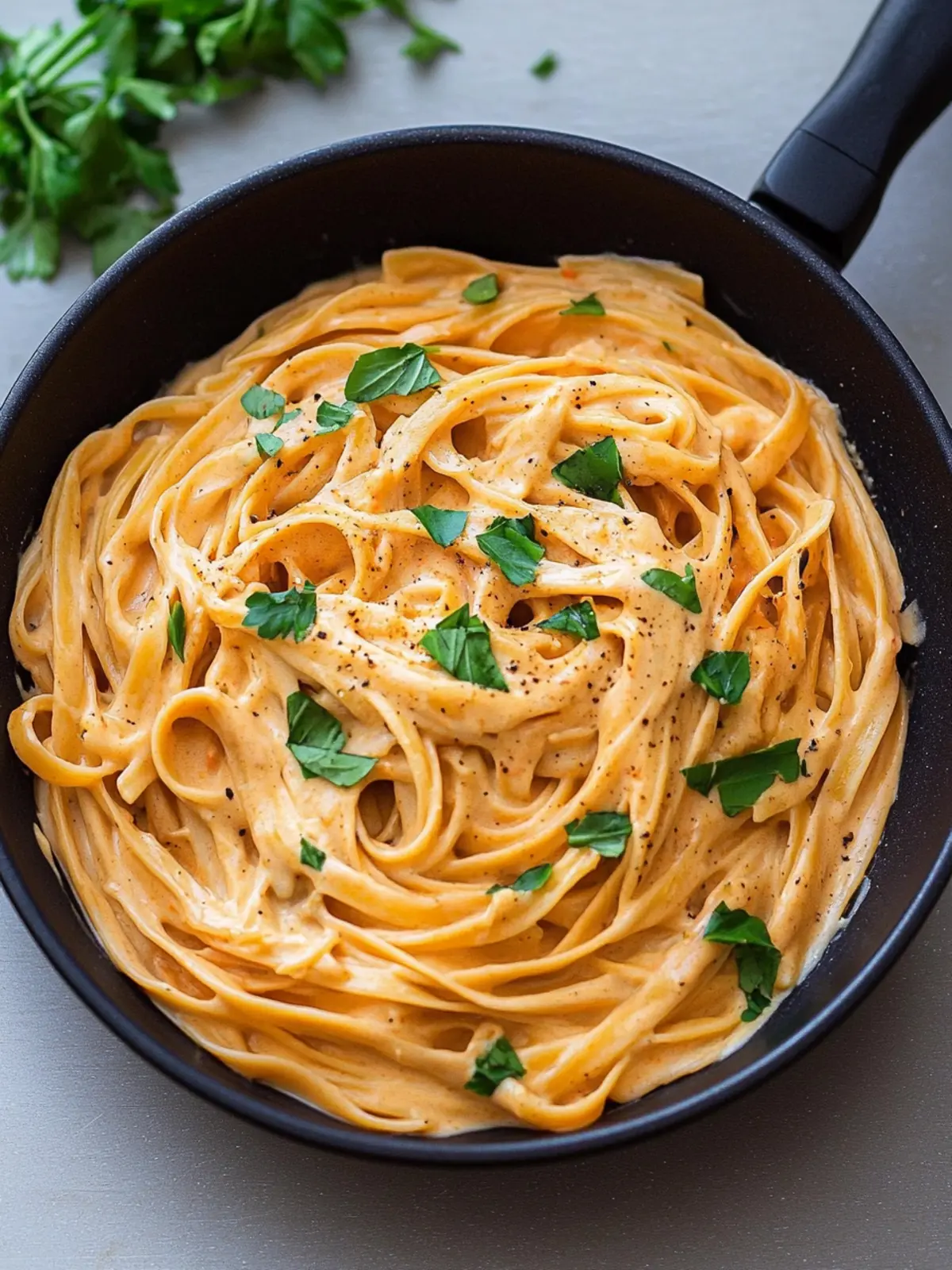 Creamy Red Pepper Alfredo Pasta that's Totally Nut-Free! 4 Creamy Red Pepper Alfredo Pasta