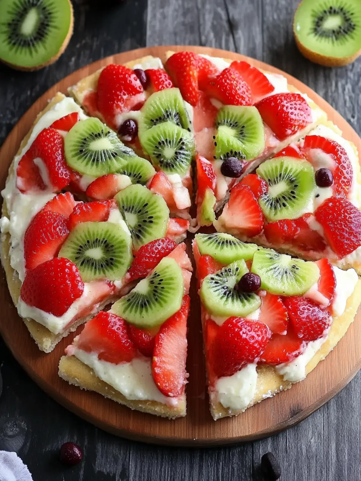 Delicious Strawberry Kiwi Fruit Pizza for Summer Bliss 3 Strawberry Kiwi Fruit Pizza