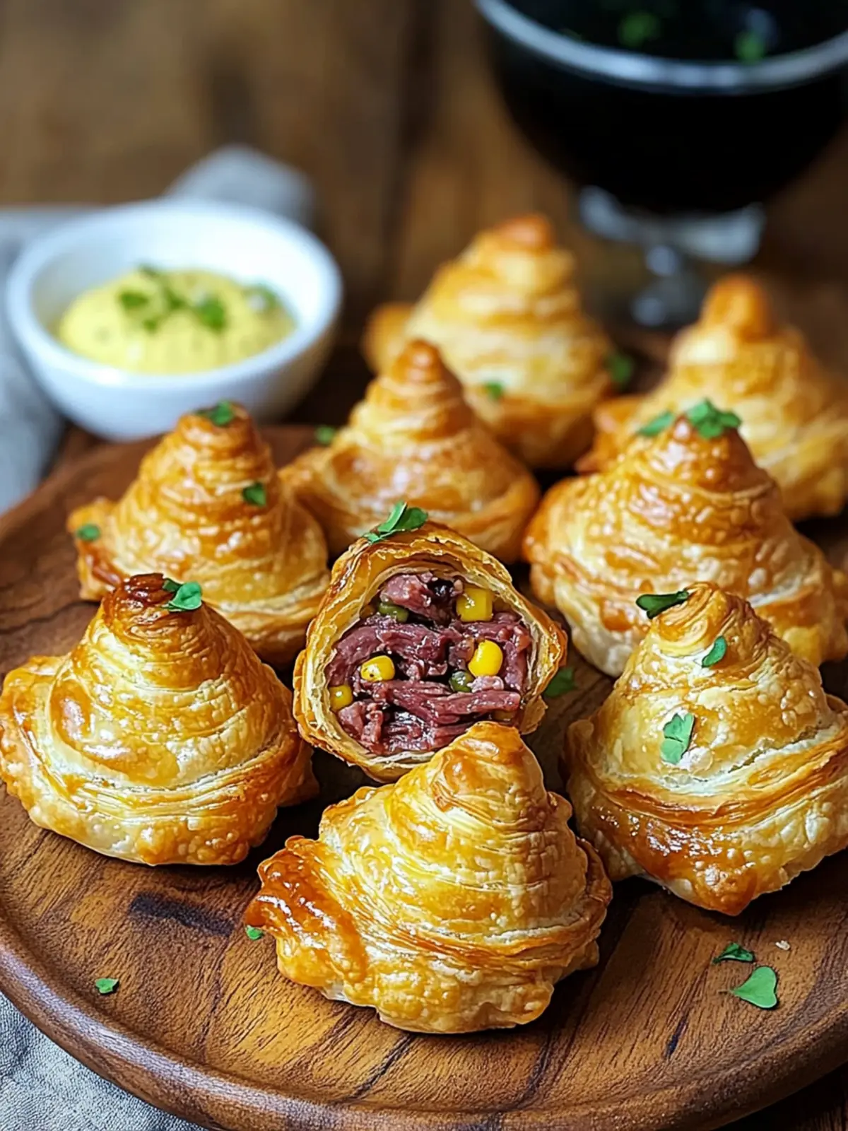 Delicious St. Patrick’s Day Beef Puffs with Corned Beef Bliss 2 St. Patricks Day Beef Puffs with Corned Beef