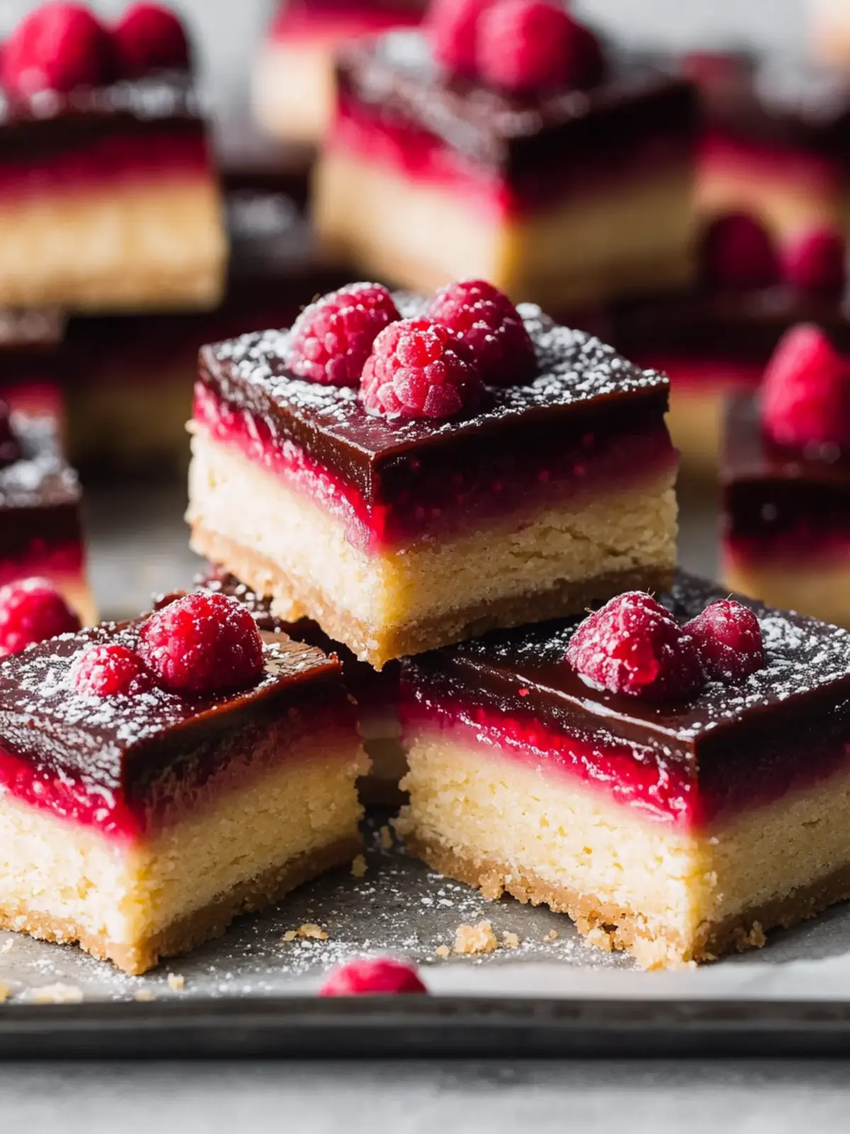 Mouthwatering Raspberry Caramel Millionaires Shortbread Recipe 2 Raspberry Caramel Millionaires Shortbread