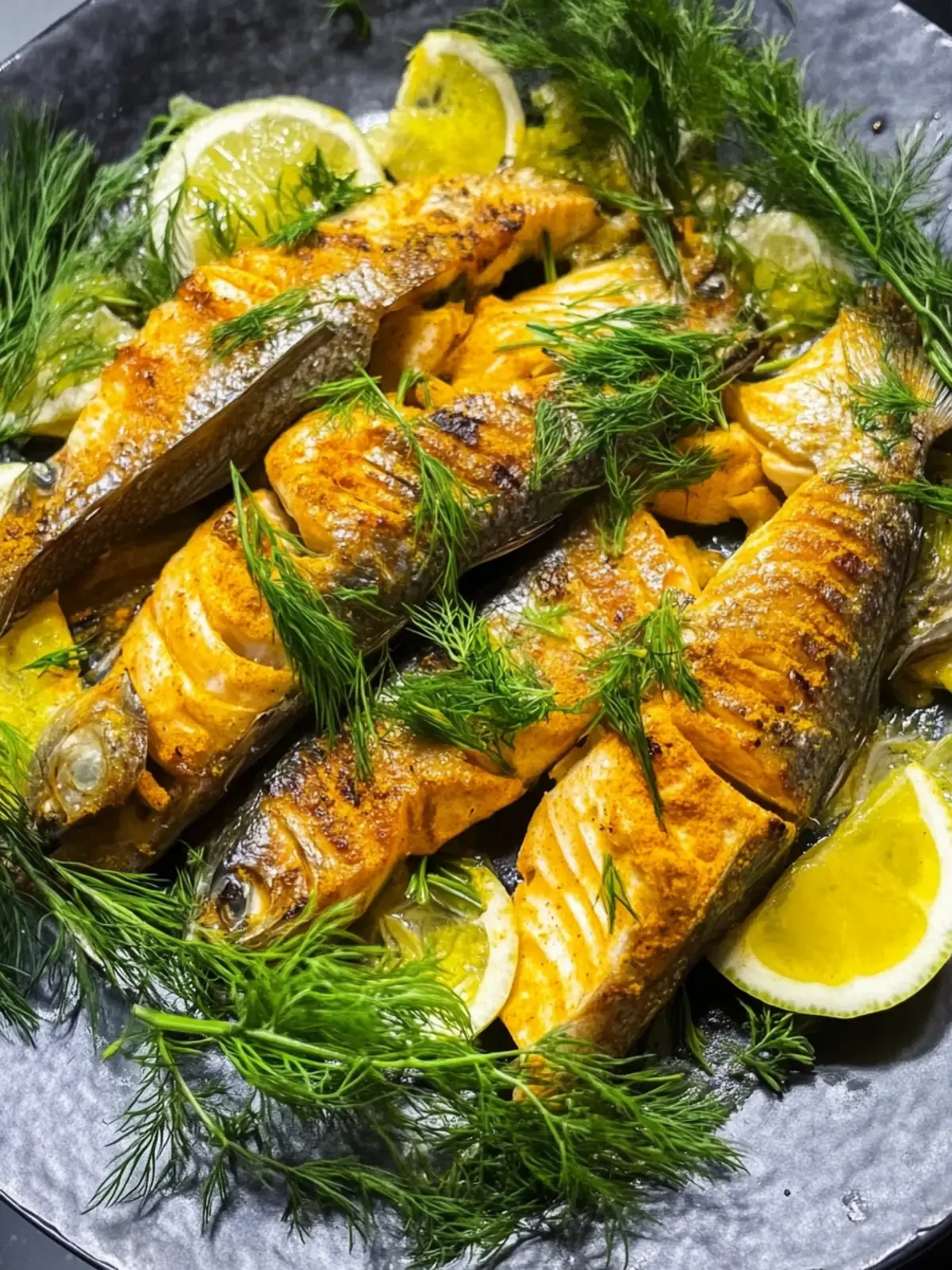 Savor Grilled Fish with Turmeric and Dill: A Vietnamese Delight 3 Grilled Fish with Turmeric and Dill