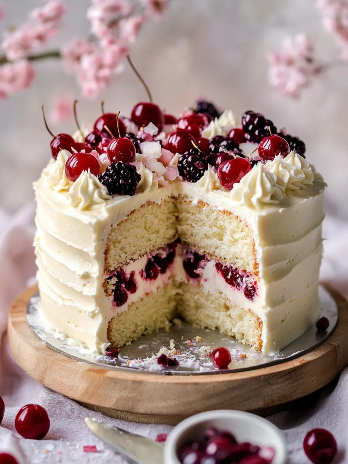 Deliciously Dreamy White Forest Cake for Special Moments 3 White Forest Cake