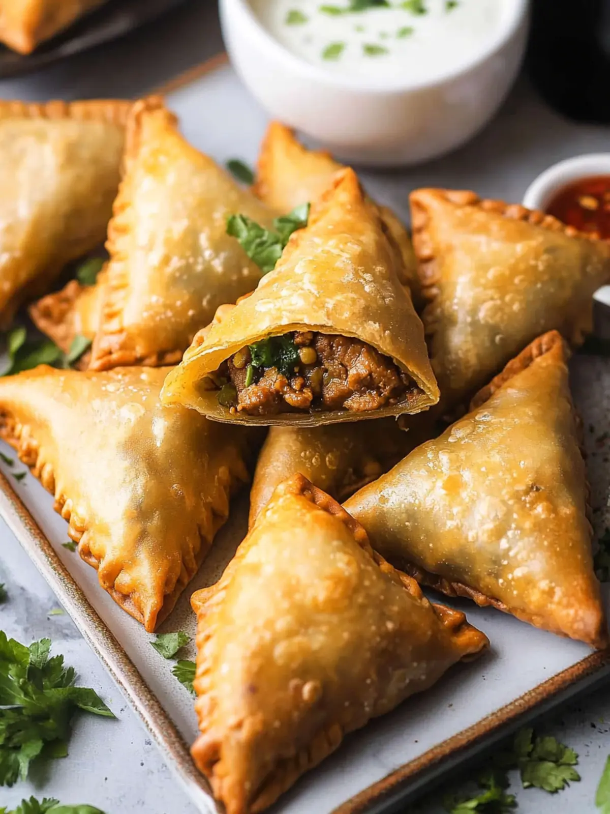 Crispy Beef Sambusa: A Flavor-Packed Homemade Delight 4 Beef Sambusa