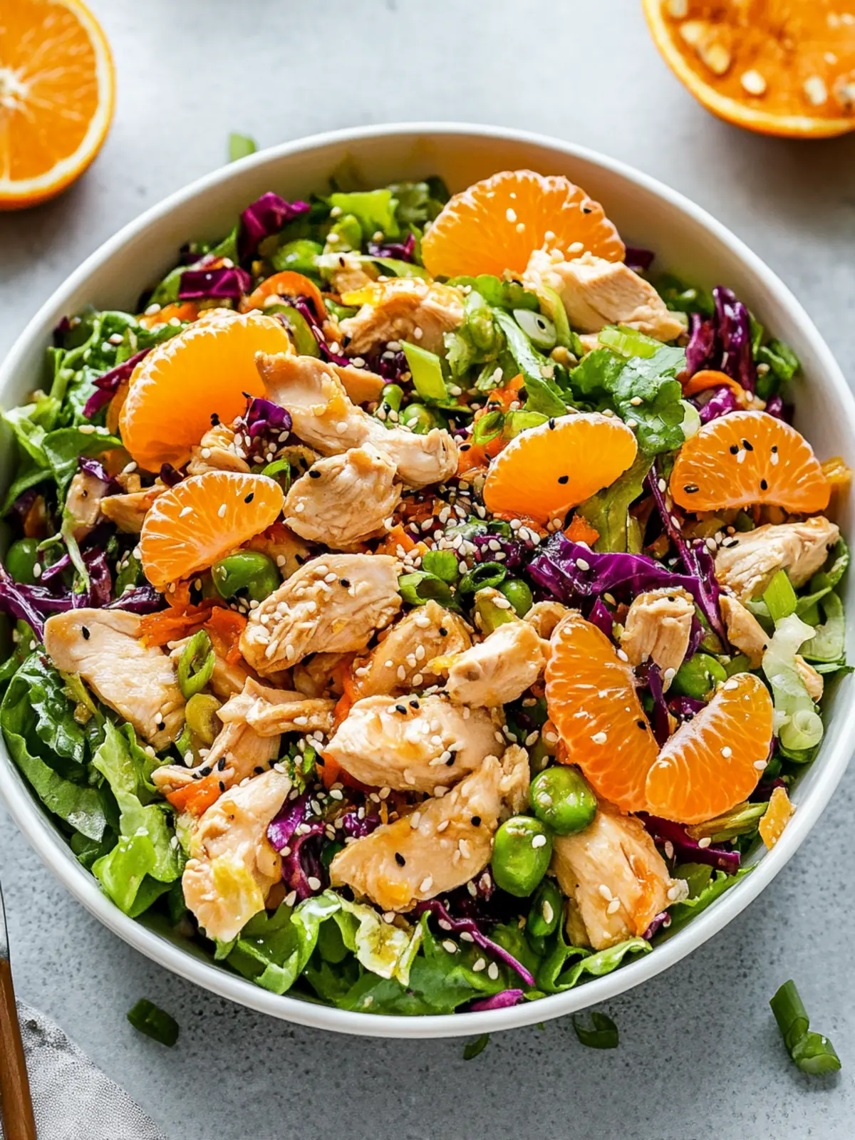 Flavor-Packed Sesame Ginger Orange Chicken Salad Delight 2 Sesame Ginger Orange Chicken Salad