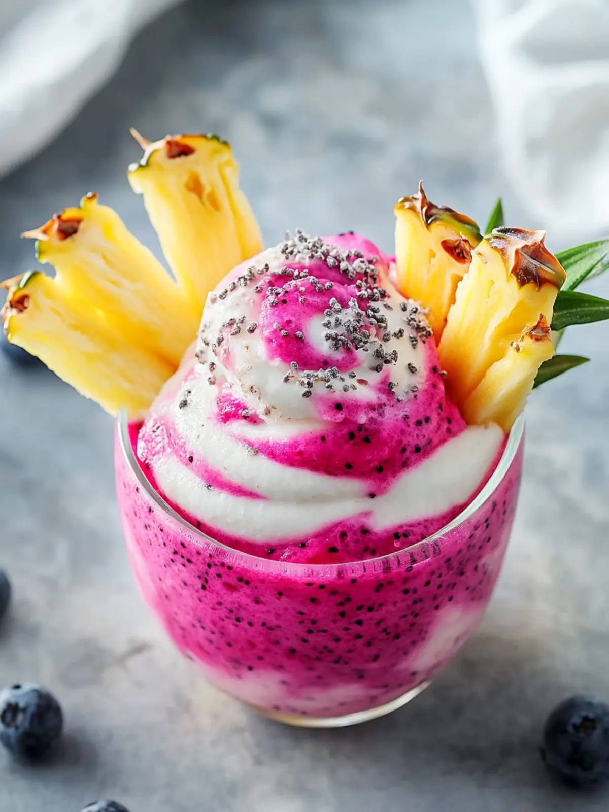 Delicious Dragon Fruit Pineapple Swirl for Refreshing Bliss 3 Dragon Fruit Pineapple Swirl