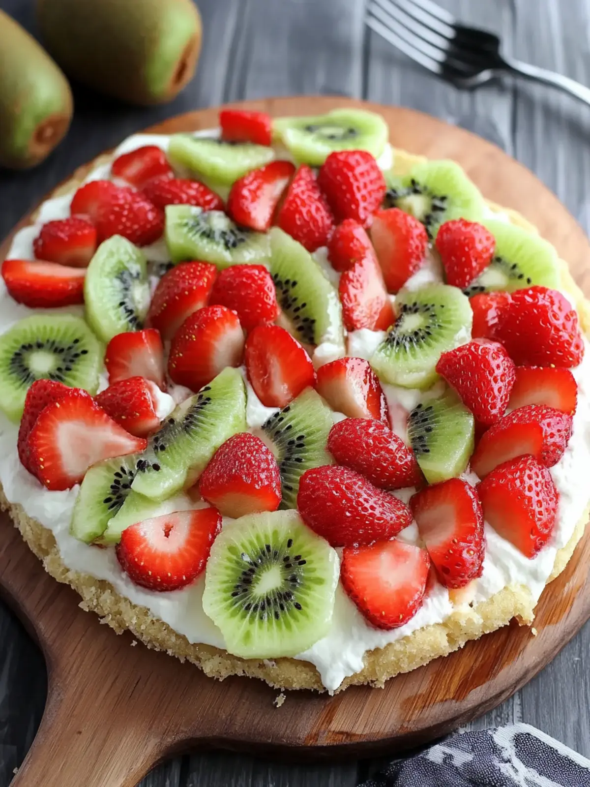 Delicious Strawberry Kiwi Fruit Pizza for Summer Bliss 5 Strawberry Kiwi Fruit Pizza