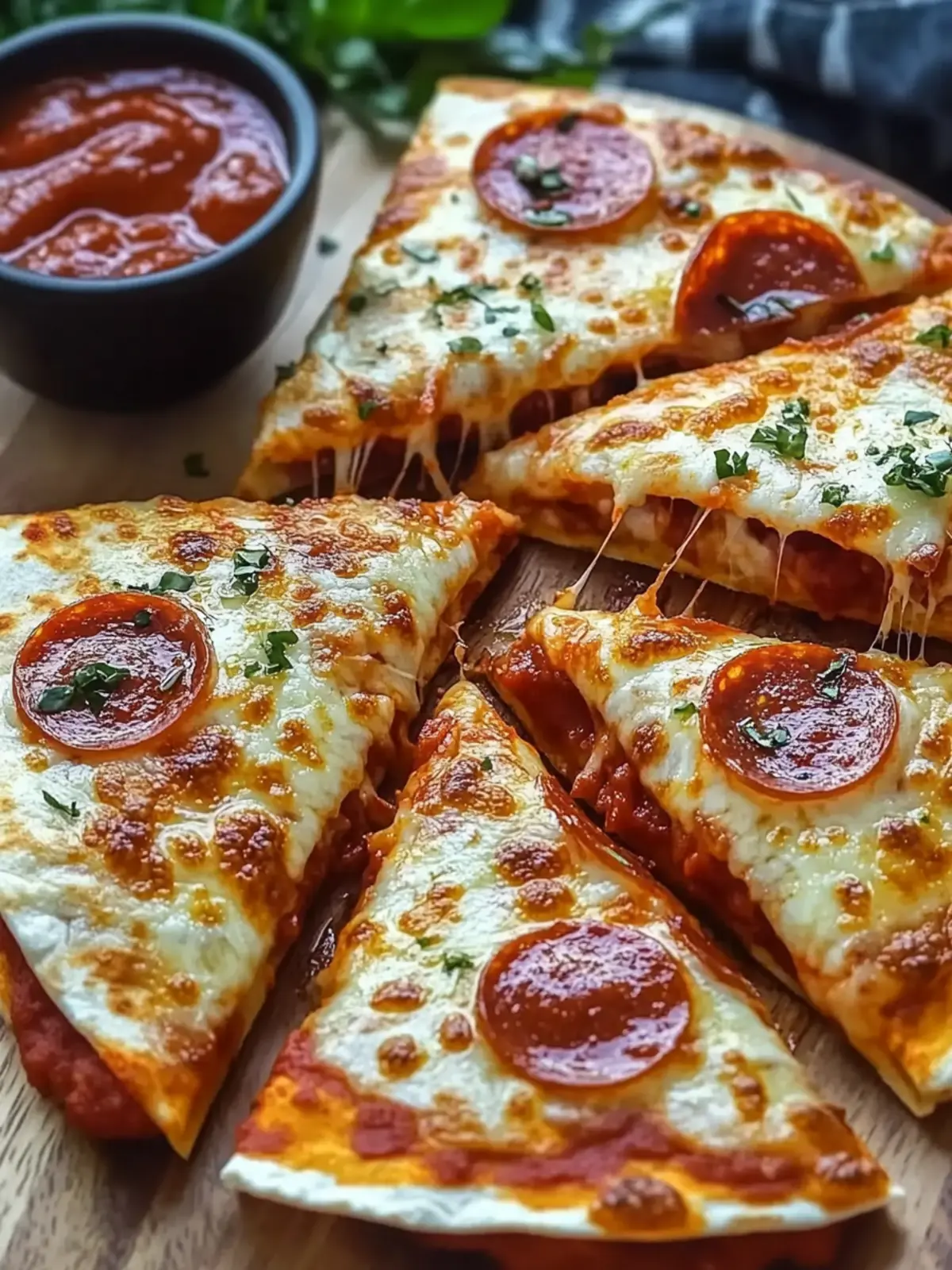 Pepperoni Pizza Quesadillas: Quick, Cheesy Family Favorite 4 Pepperoni Pizza Quesadillas