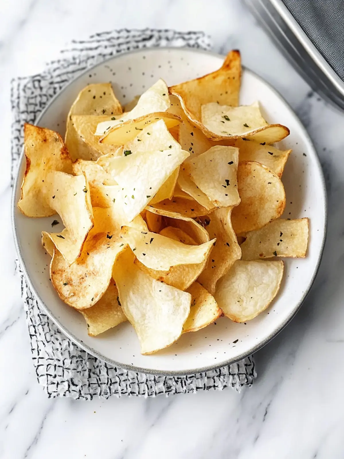 Crispy Jicama Chips with Zesty Lime and Spicy Cayenne 4 Jicama Chips