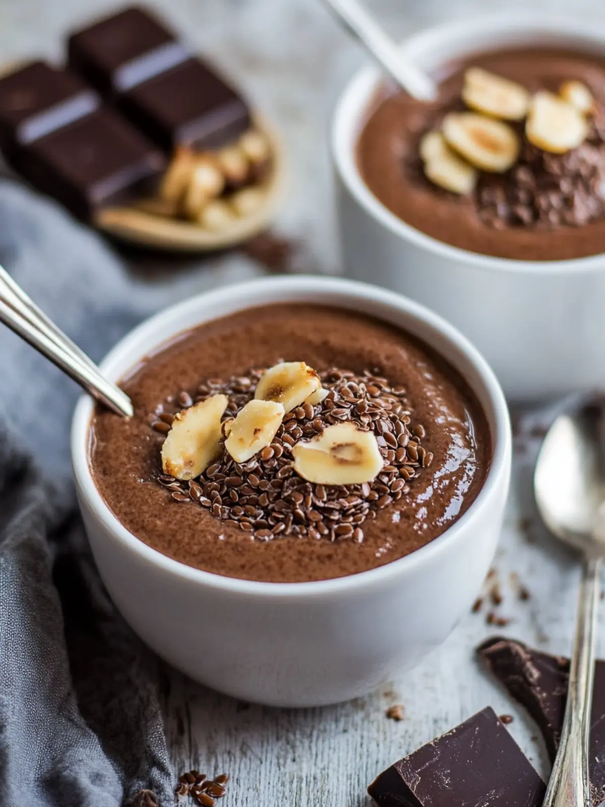 Indulge Guilt-Free with Chocolate Flaxseed Pudding Bliss 4 Chocolate Flaxseed Pudding
