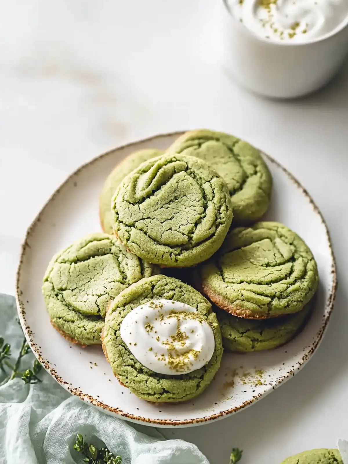 Matcha Latte Cookies: Chewy Delights with Mascarpone Frosting 5 Matcha Latte Cookies