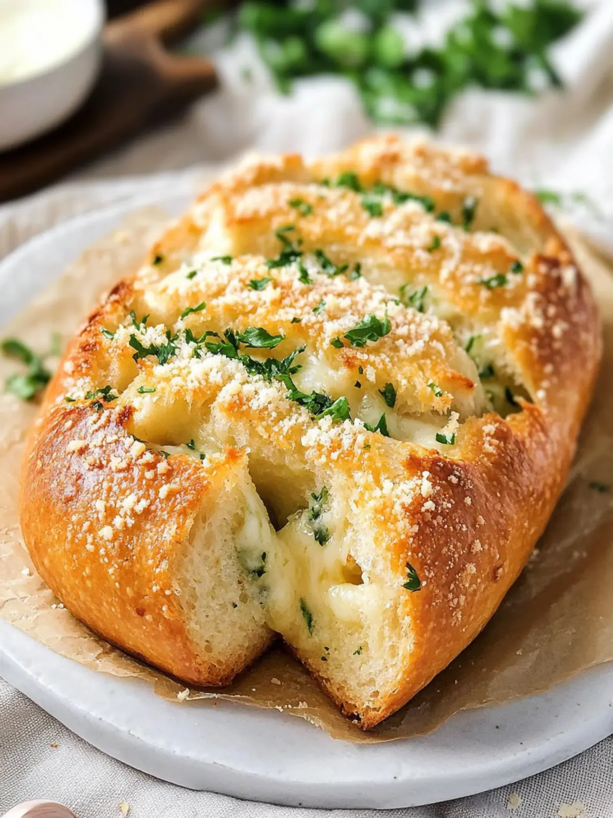 Irresistible Korean Cream Cheese Garlic Bread You Must Try! 2 Korean Cream Cheese Garlic Bread