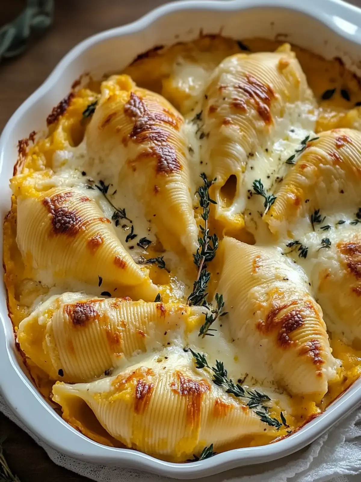 Irresistible Pumpkin & Gouda Stuffed Shells with Sage Sauce 5 Pumpkin & Gouda Stuffed Shells