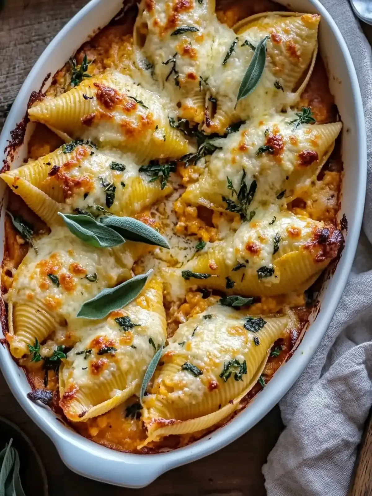 Irresistible Pumpkin & Gouda Stuffed Shells with Sage Sauce 3 Pumpkin & Gouda Stuffed Shells