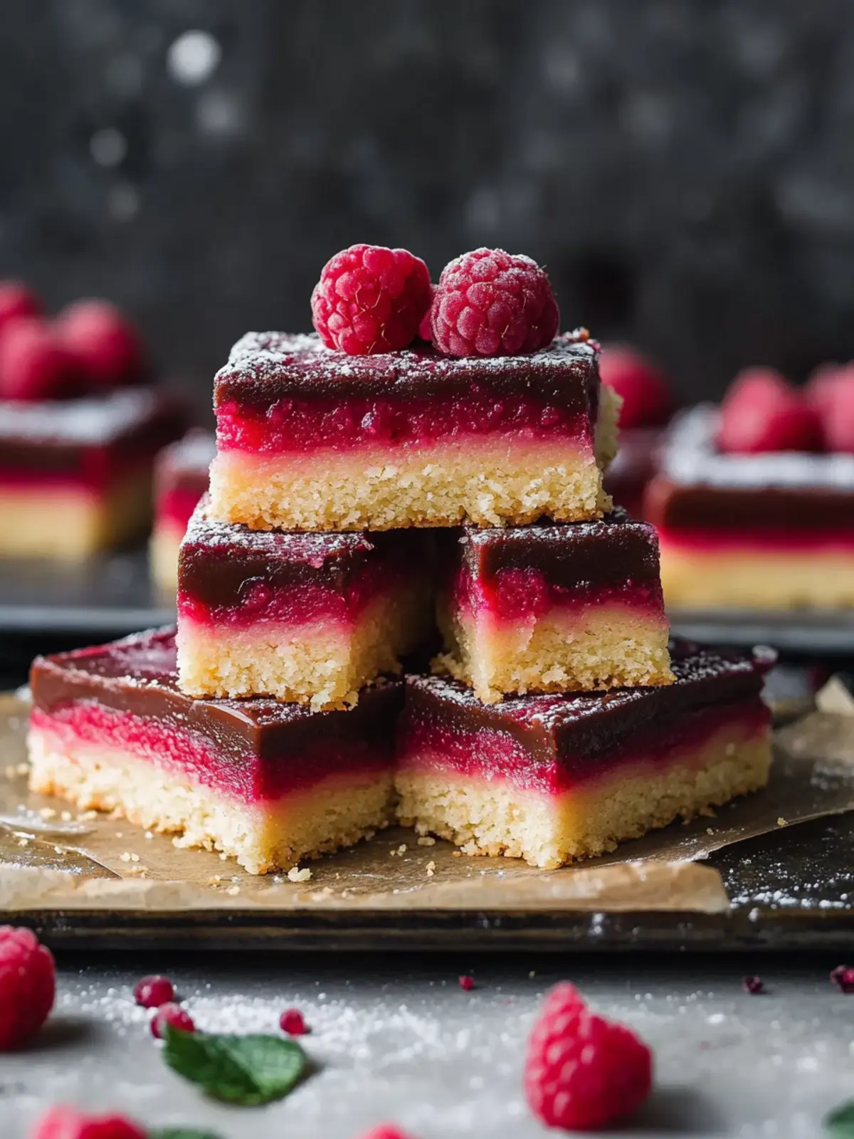 Mouthwatering Raspberry Caramel Millionaires Shortbread Recipe 5 Raspberry Caramel Millionaires Shortbread