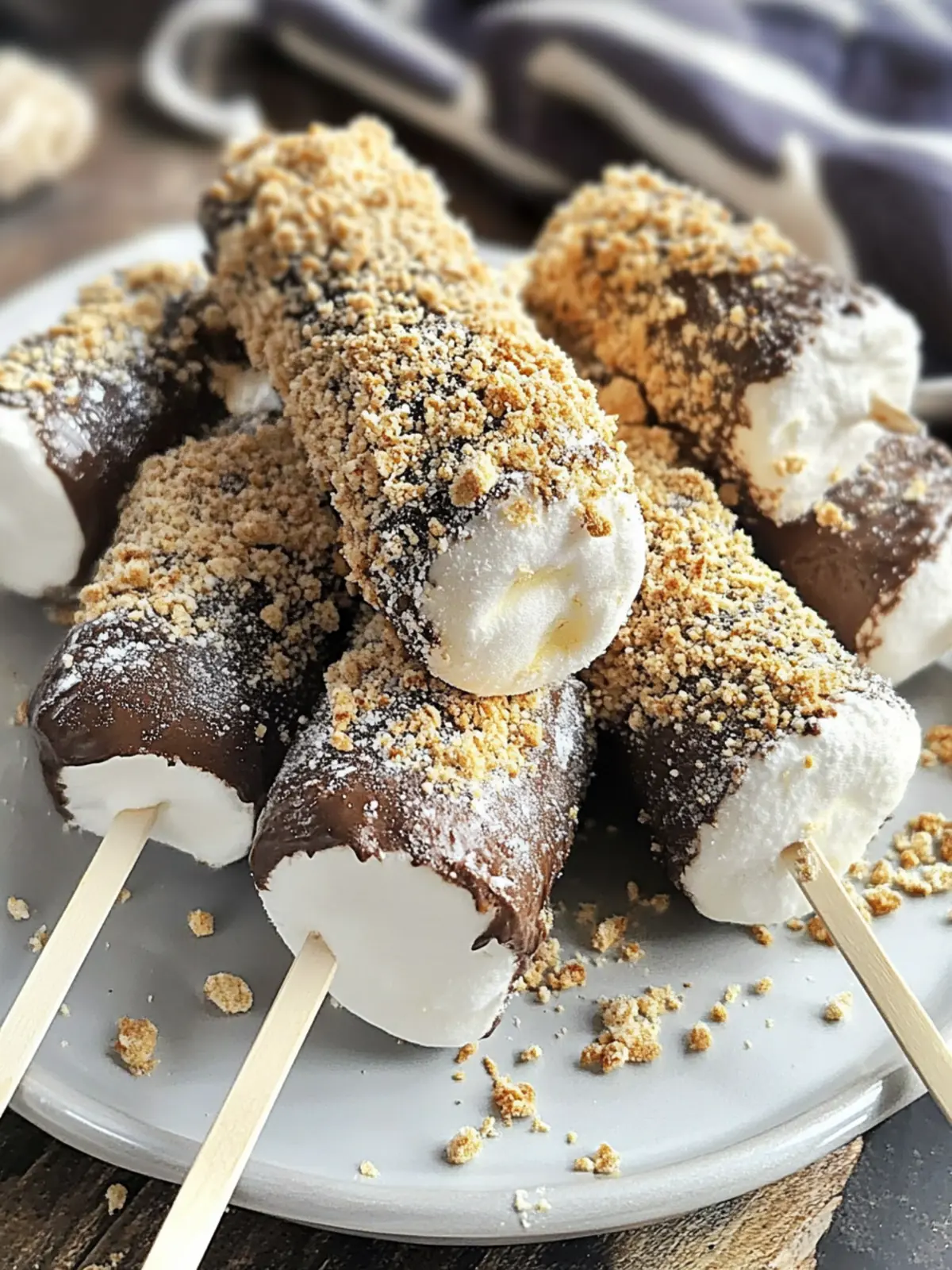 S’mores Marshmallow Pops to Wow Your Next Gathering 2 S’mores Marshmallow Pops