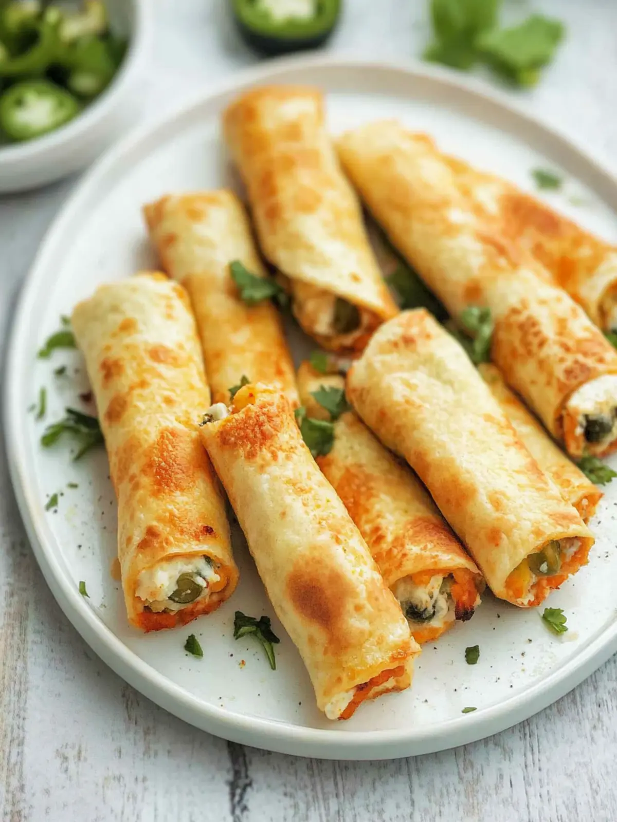 Keto Jalapeño Popper Taquitos: A Spicy Low-Carb Delight 4 Keto Jalapeño Popper Taquitos