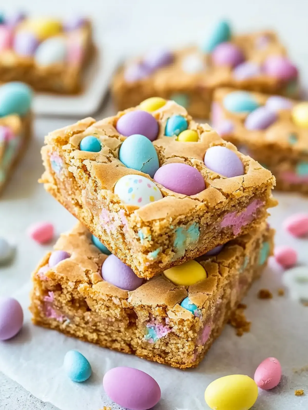 Indulge in Soft and Chewy Easter Egg Blondies Today 3 Easter Egg Blondies