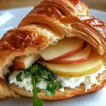 Irresistible Apple & Goat Cheese Croissant Sandwich Delight 6 Apple & Goat Cheese Croissant Sandwich