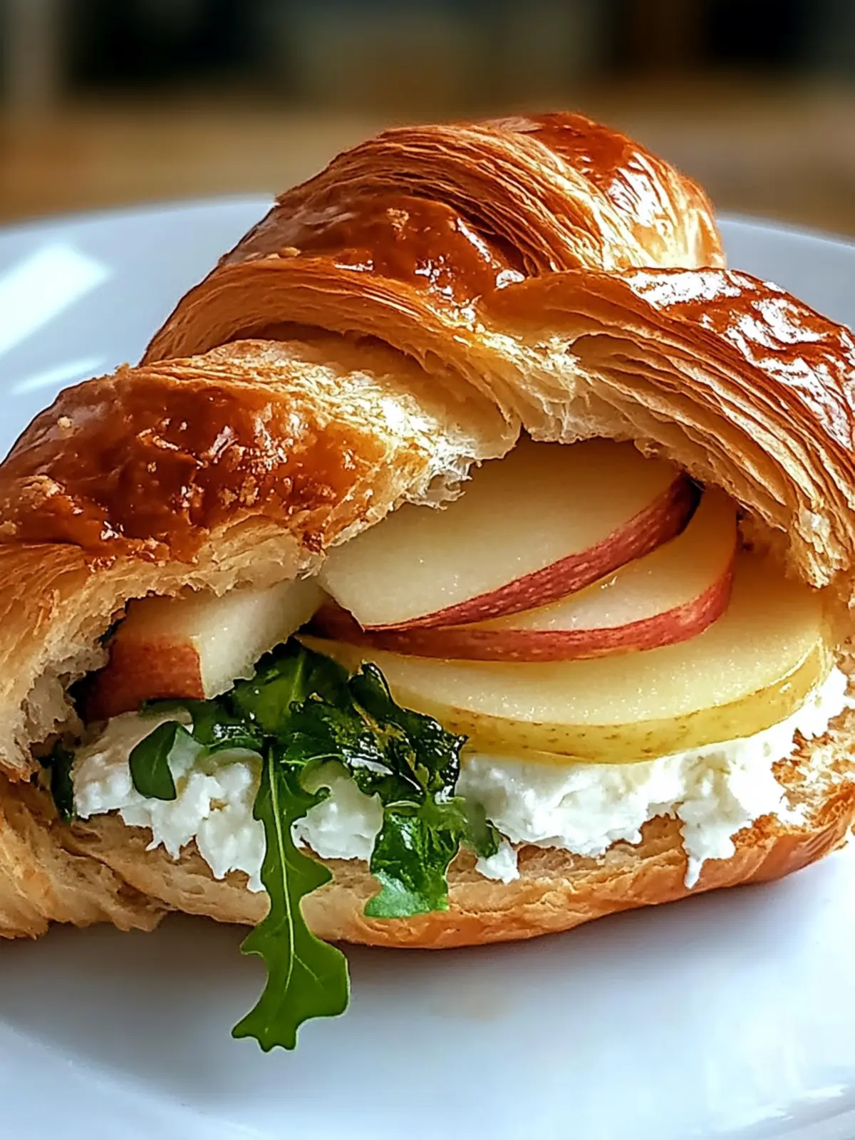 Irresistible Apple & Goat Cheese Croissant Sandwich Delight 5 Apple & Goat Cheese Croissant Sandwich