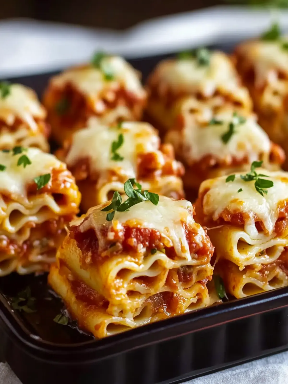 Savory Mini Lasagna Appetizer Rolls for Easy Snacking 4 Mini Lasagna Appetizer