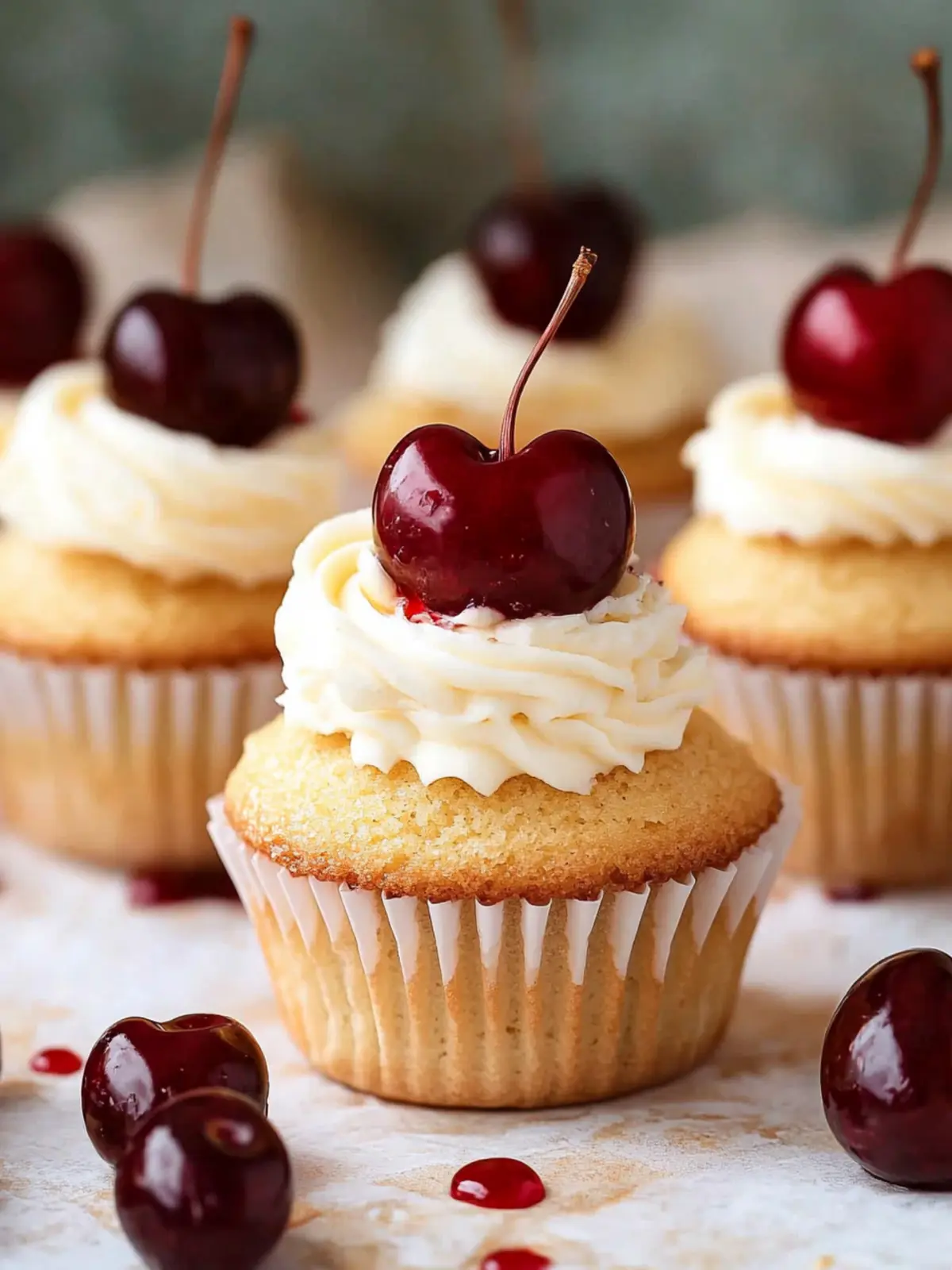Indulge in Bliss: Cherry Cheesecake Cupcakes Made Easy 4 Cherry Cheesecake Cupcakes