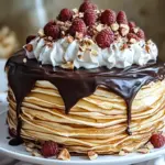 Melt-in-Your-Mouth Chocolate Hazelnut Crepe Cake Delight 42 Chocolate Hazelnut Crepe Cake