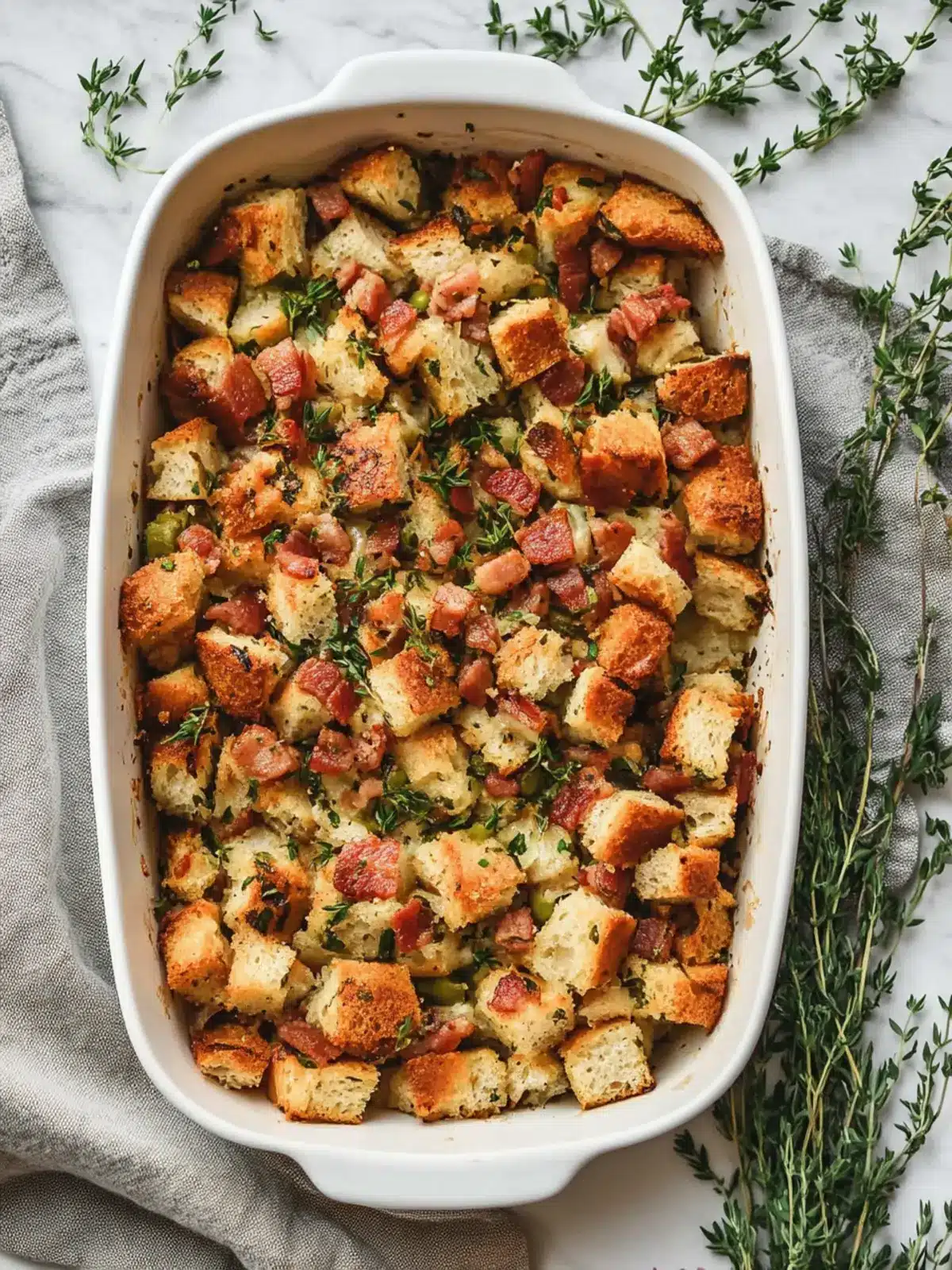Savory Bacon Stuffing: The Ultimate Comfort Food Delight 5 Bacon Stuffing
