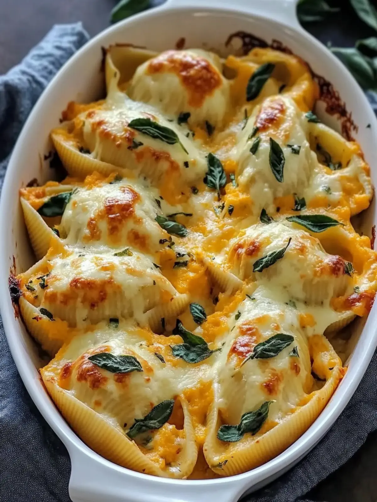 Irresistible Pumpkin & Gouda Stuffed Shells with Sage Sauce 4 Pumpkin & Gouda Stuffed Shells