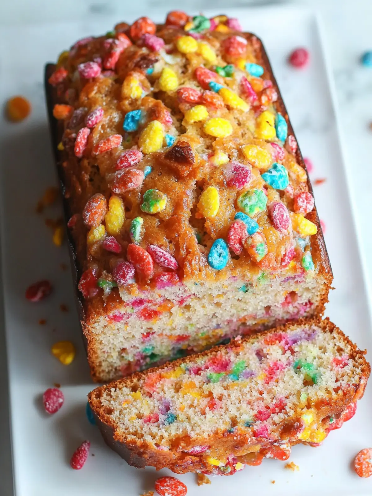 Fruity Pebbles Breakfast Bread: A Colorful Morning Delight 5 Fruity Pebbles Breakfast Bread