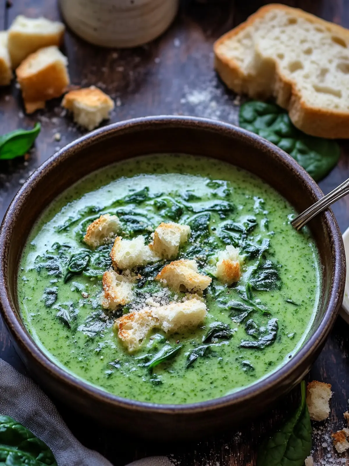 Delicious Cream of Spinach Soup Ready in Just 20 Minutes 5 Cream of Spinach Soup
