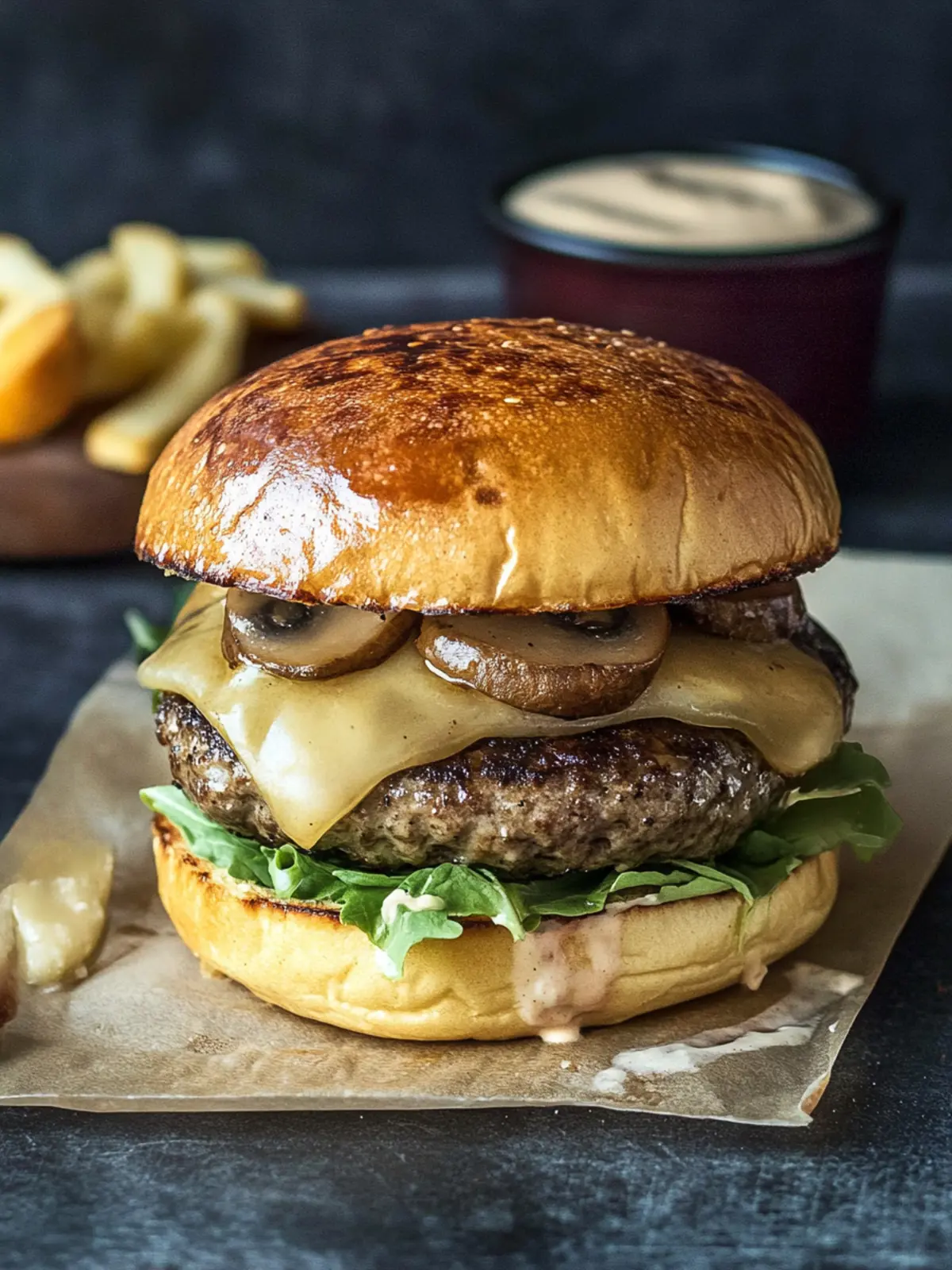Mouthwatering Mushroom Swiss Burger: Your New Favorite Recipe 4 Mushroom Swiss Burger